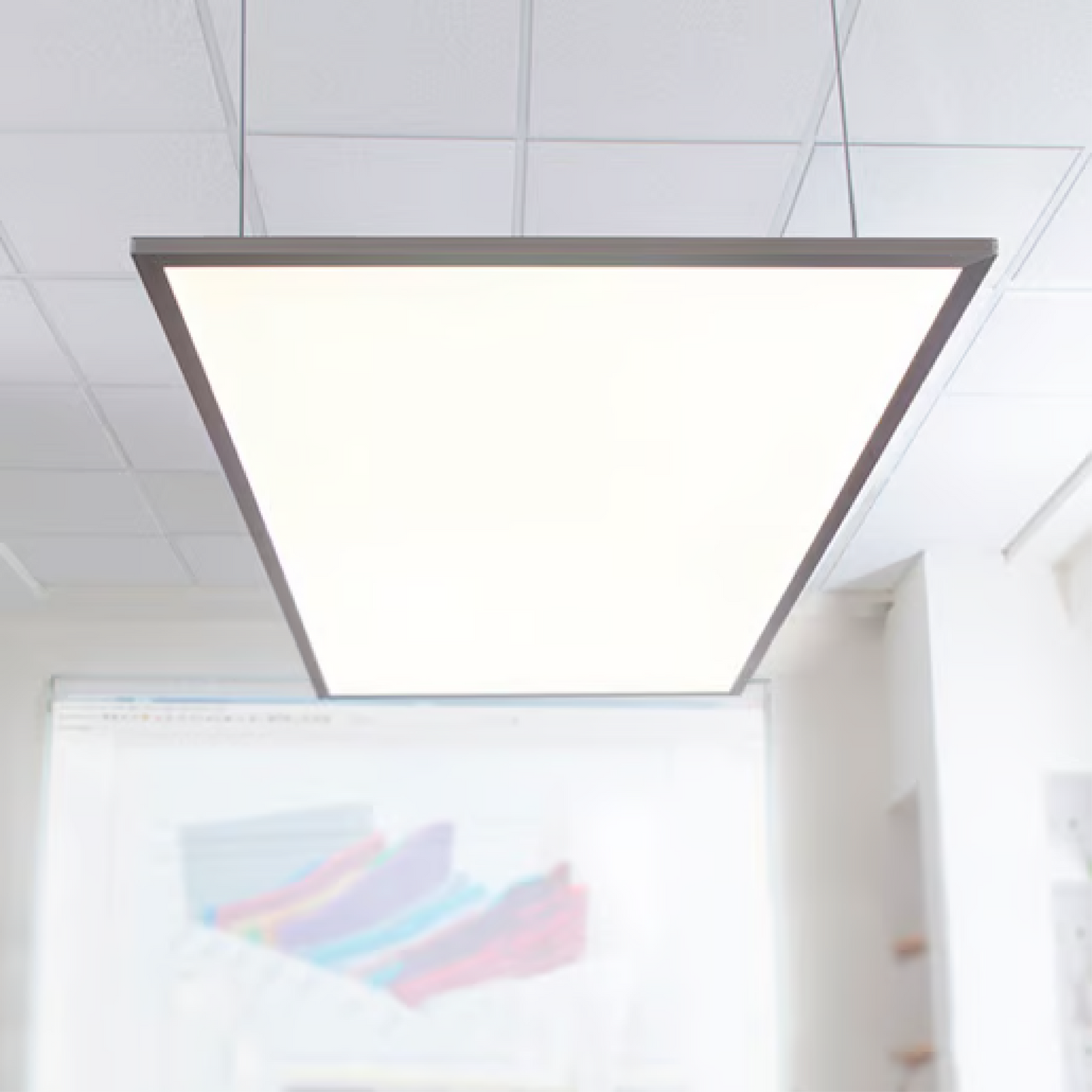 Panel LED Suspendido/Empotrable 60W Luz Neutra Satinado Tecnolite