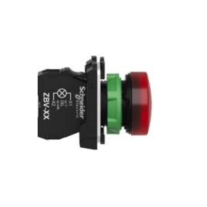 Piloto Luminoso Redondo Rojo 22 mm IP65 Schneider Electric XB5AVG4