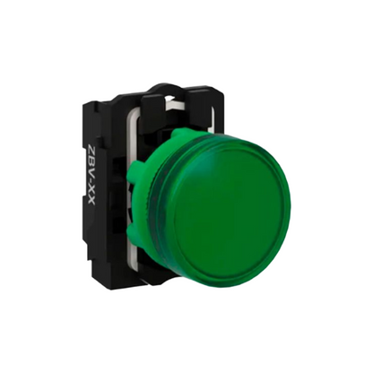 Piloto Luminoso Redondo Verde 22 mm IP65 Schneider Electric XB5AVG3
