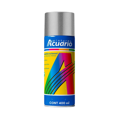 Pintura en Aerosol 400 ml Cromo Acuario