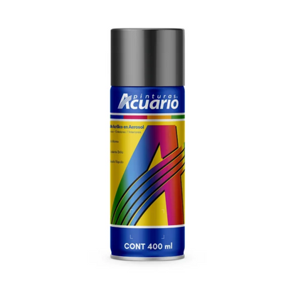 Pintura en Aerosol 400 ml Gris Acero Acuario