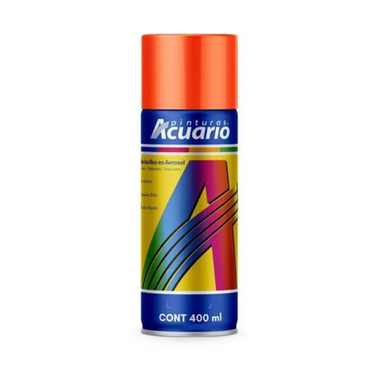Pintura en Aerosol 400 ml Naranja Fluorescente Acuario