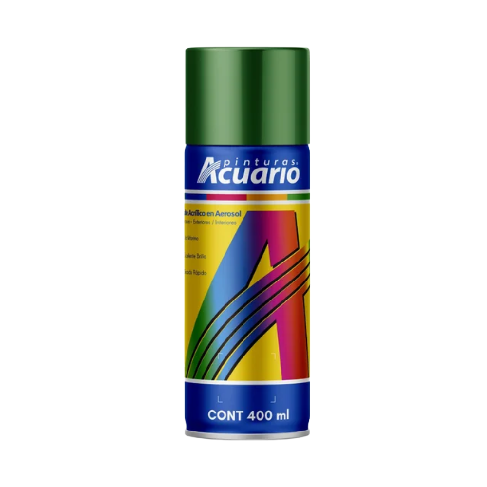 Pintura en Aerosol 400 ml Verde Ecologico Acuario
