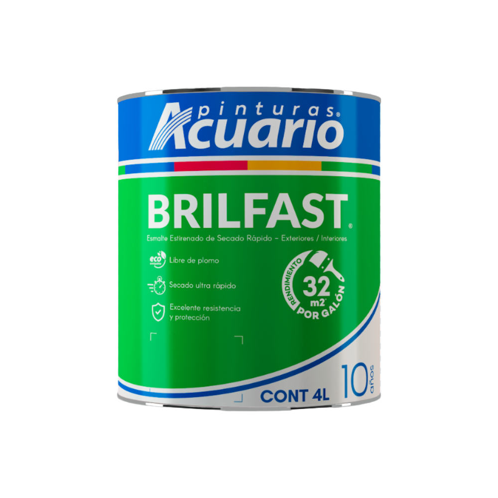 Pintura Esmalte Base Accent Bril Fast 4 Lt Acuario