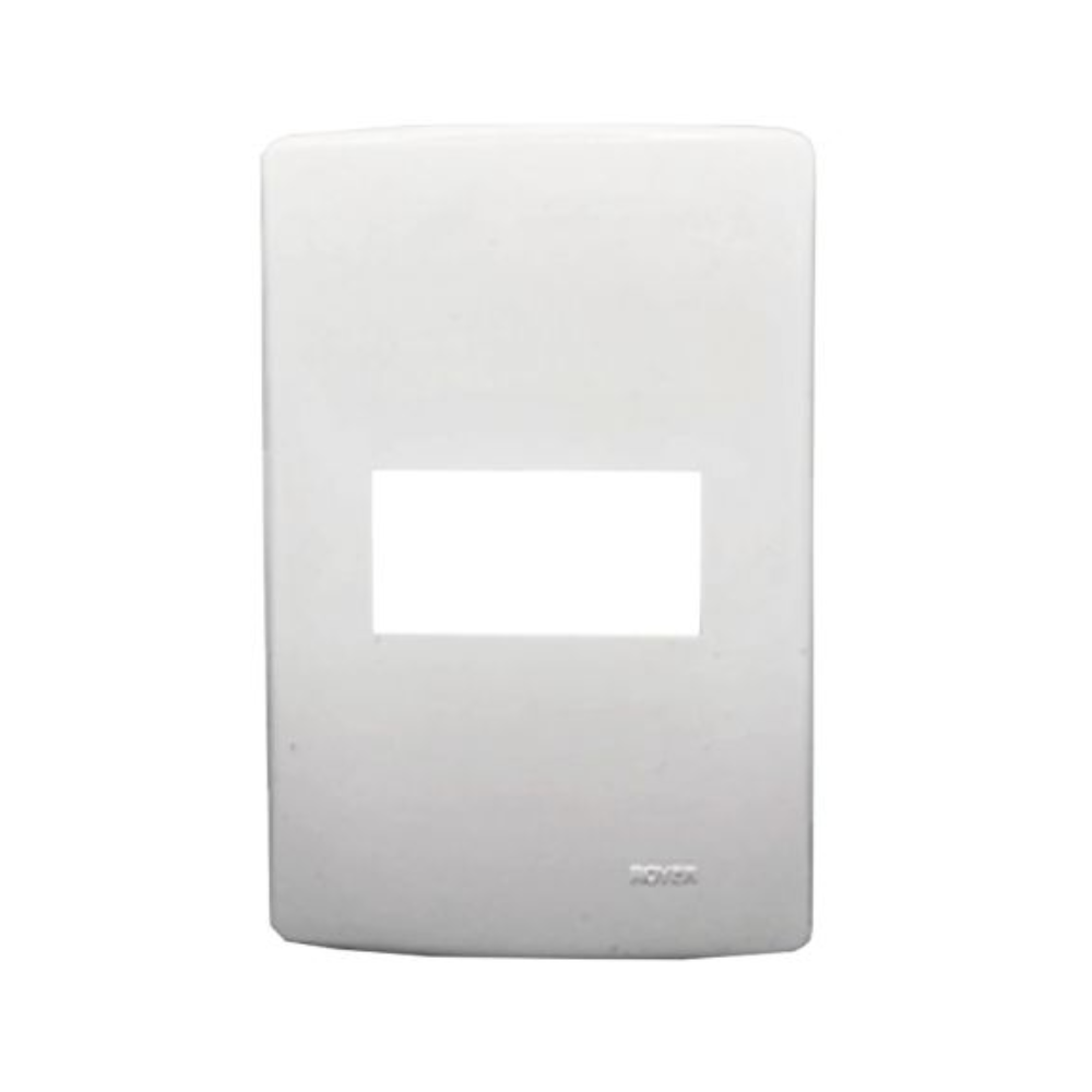 Placa de 1 Módulo Blanco Royer