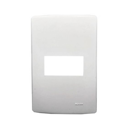 Placa de 1 Módulo Blanco Royer