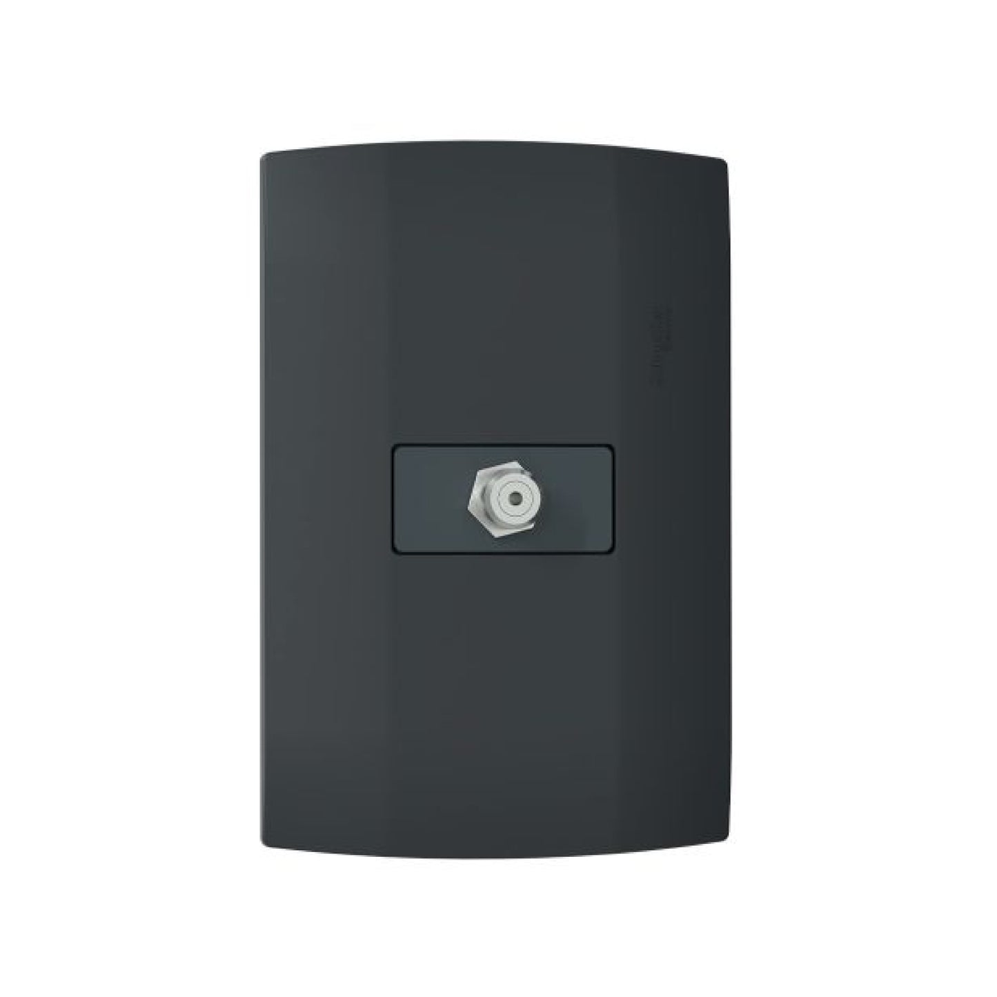Placa Armada con Toma de TV Coaxial color Negro Schneider Electric MWD64687