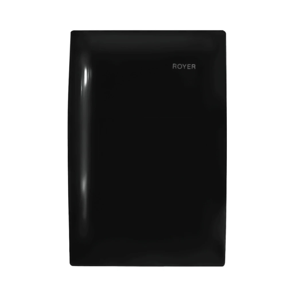 Placa ciega color Negro Royer