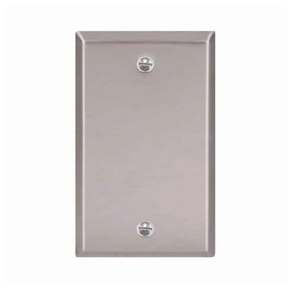 Placa ciega de acero inoxidable Gris Arrow Hart Eaton