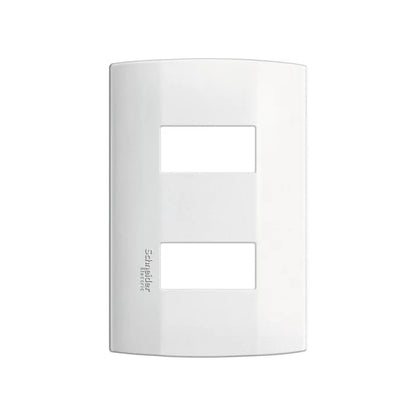 Placa de 2 Módulos color Blanco Marisio Schneider Electric MWD130617222