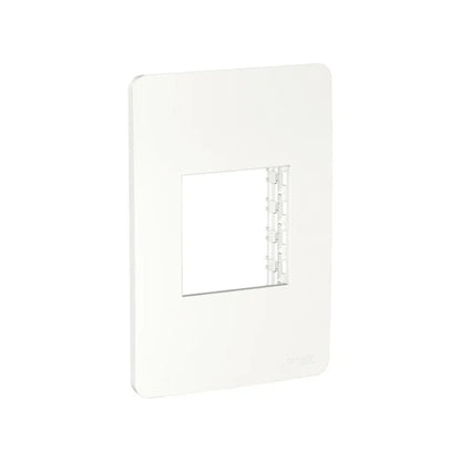 Placa de 2 Módulos y 1 Segmento coloor Blanco Orion Schneider Electric S735102004