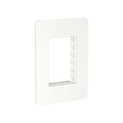 Placa de 3 Módulos y 1 Segmento color Blanco Orion Schneider Electric S735103004