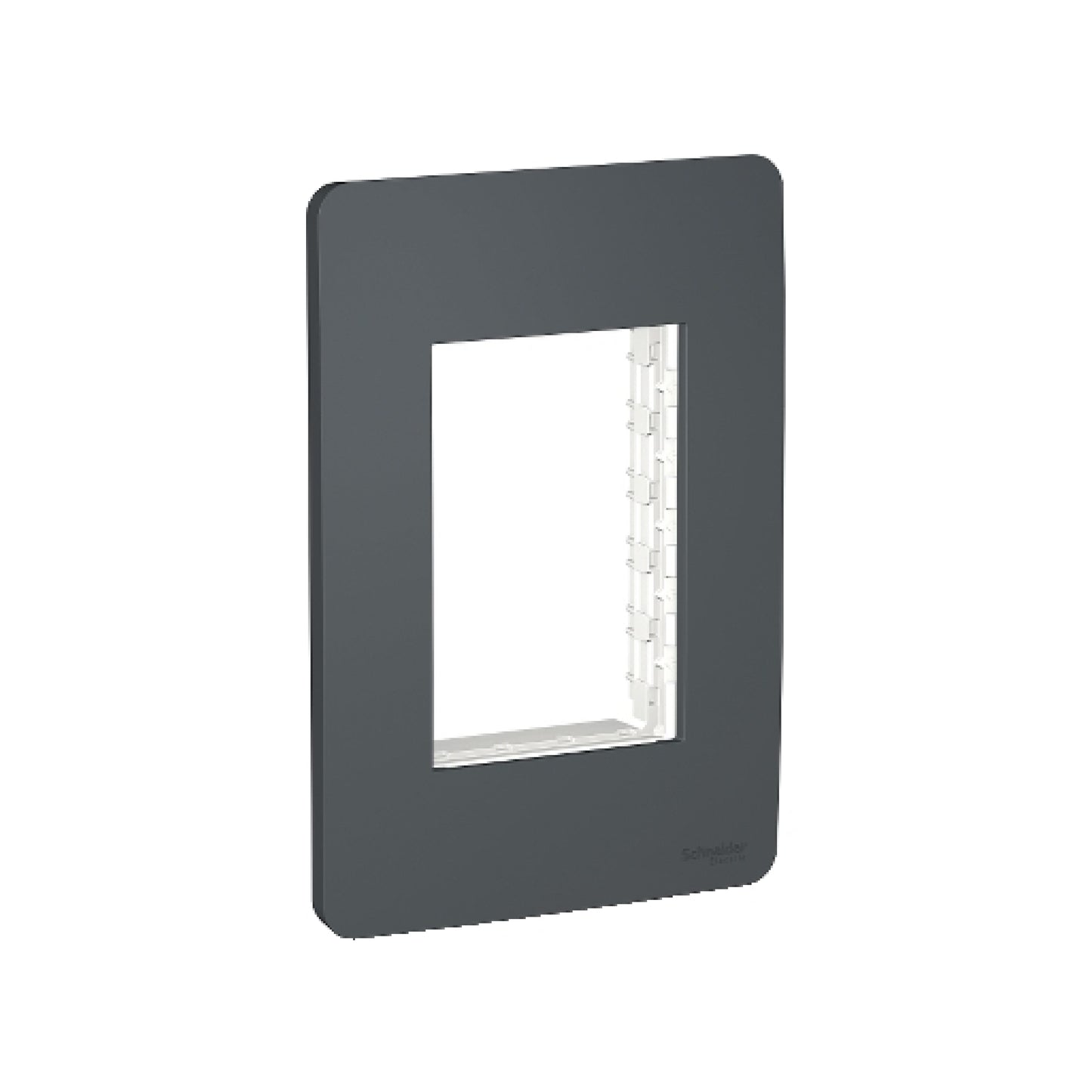 Placa de 3 Módulos y 1 Segmento color Negro Orion Schneider Electric S735103294