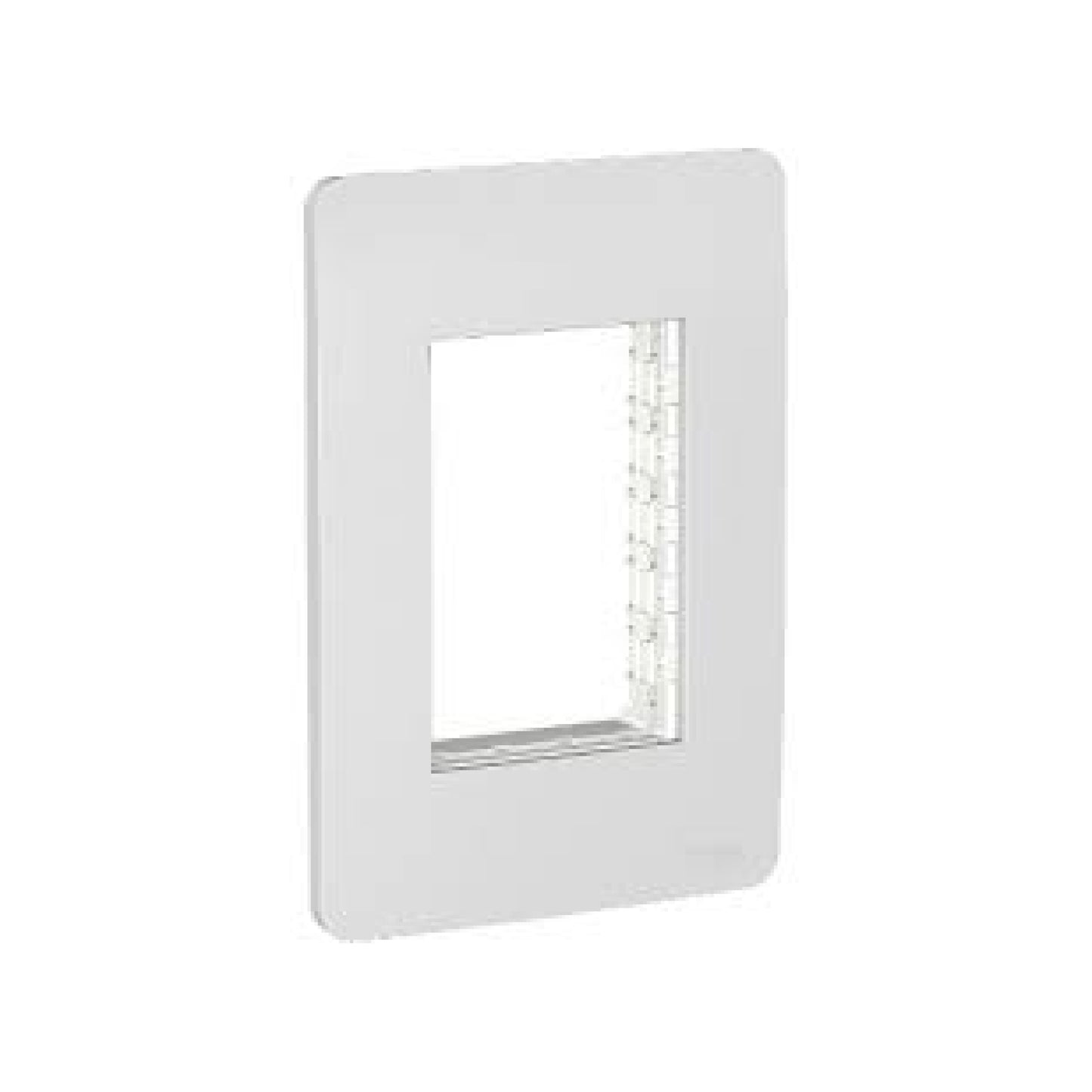 Placa de 3 Módulos y 1 Segmento color Plata Orion Schneider Electric S735103274