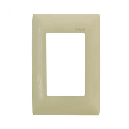 Placa de 3 módulos Marfil Royer 100 Eaton