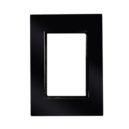 Placa de 3 módulos Negro Cristal Royer Plus Eaton