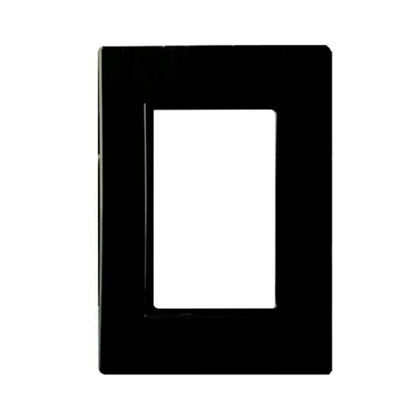 Placa de 3 módulos Negro cepillado Royer 100 Plus Eaton