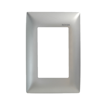 Placa de 3 módulos Plata Royer 100 Eaton