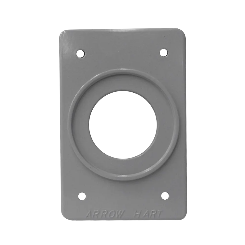 Placa industrial perforada 40mm Gris Arrow Hart Eaton