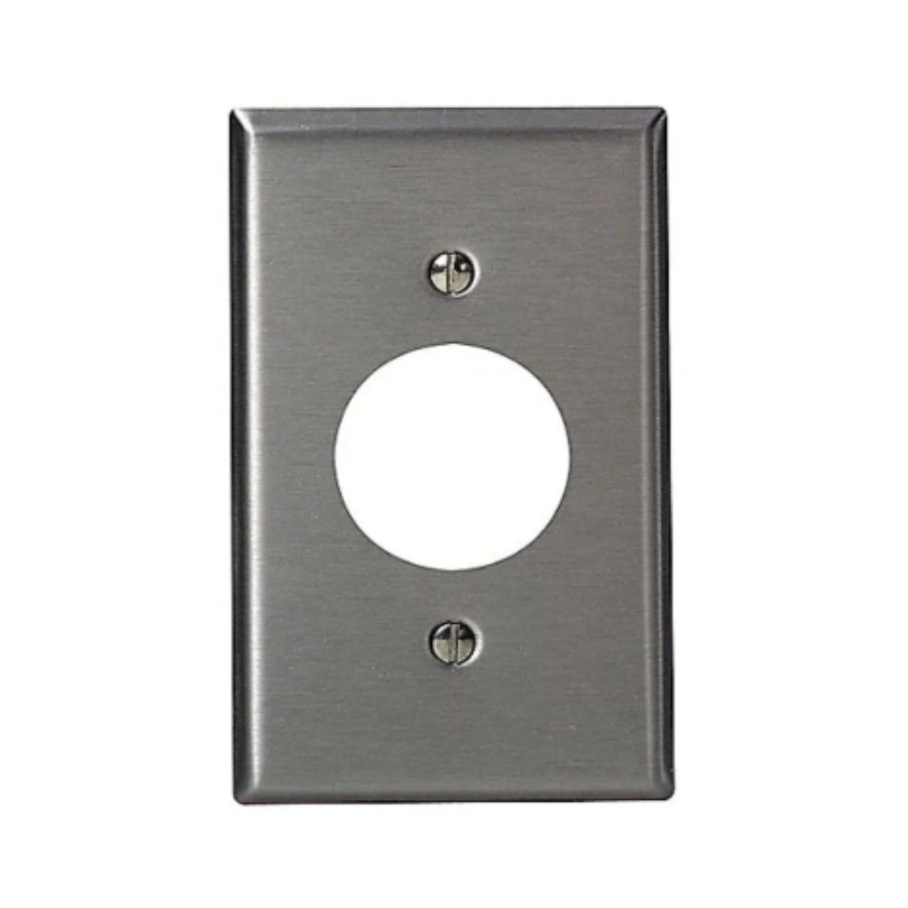 Placa para contacto sencillo 35mm color Plata Arrow Hart Eaton