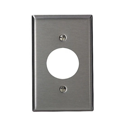 Placa para contacto sencillo 35mm color Plata Arrow Hart Eaton