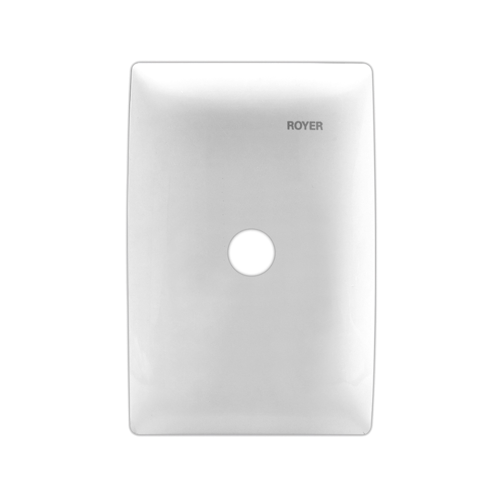 Placa salida de cables color Blanco Royer 100 Eaton