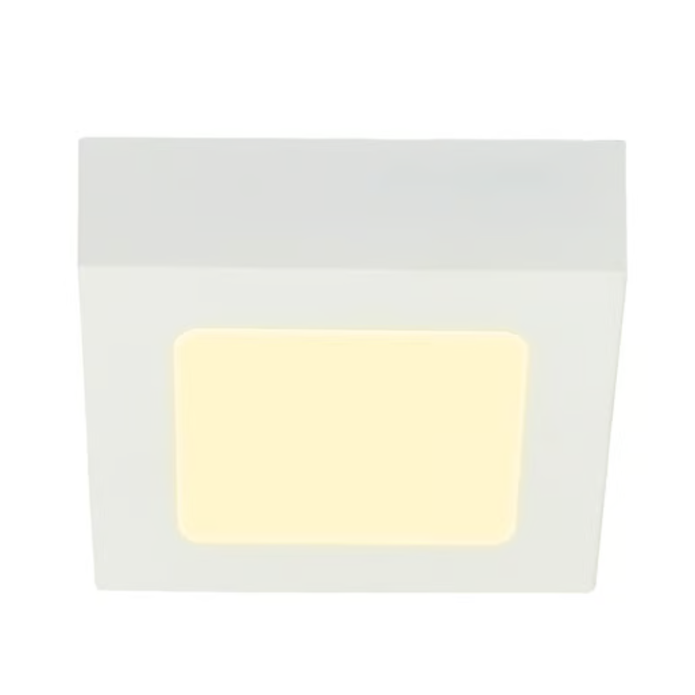 Plafón LED Luz Cálida 6W Blanco Algedi Tecnolite