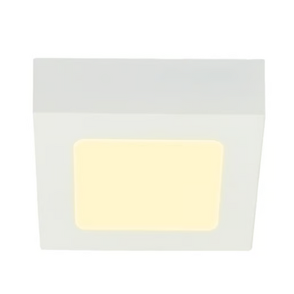 Plafón LED Luz Cálida 6W Blanco Algedi Tecnolite