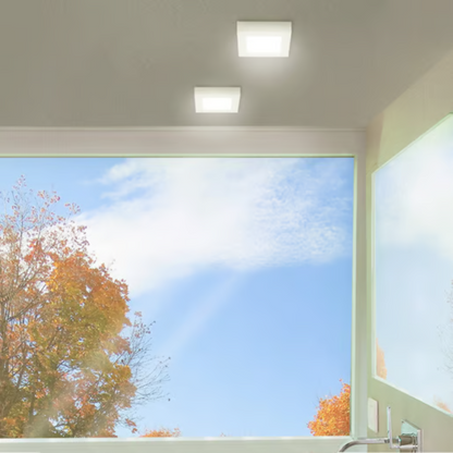 Plafón LED Luz Cálida 6W Blanco Algedi Tecnolite