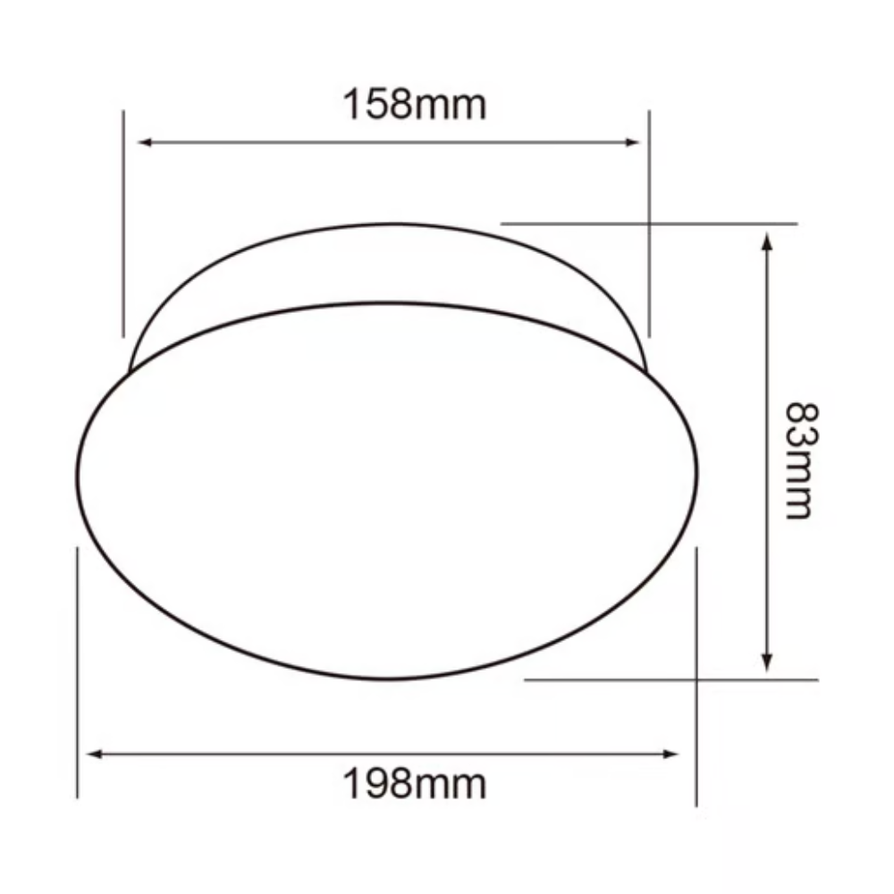 Plafón LED Luz Fría 12W Blanco Tecnolite
