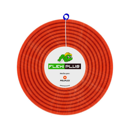 Poliducto Naranja 1/2" 100m sin Guia Poliflex