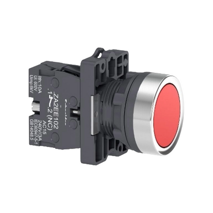 Pulsador Completo Easy Rojo 22 mm Schneider Electric XA2EA42