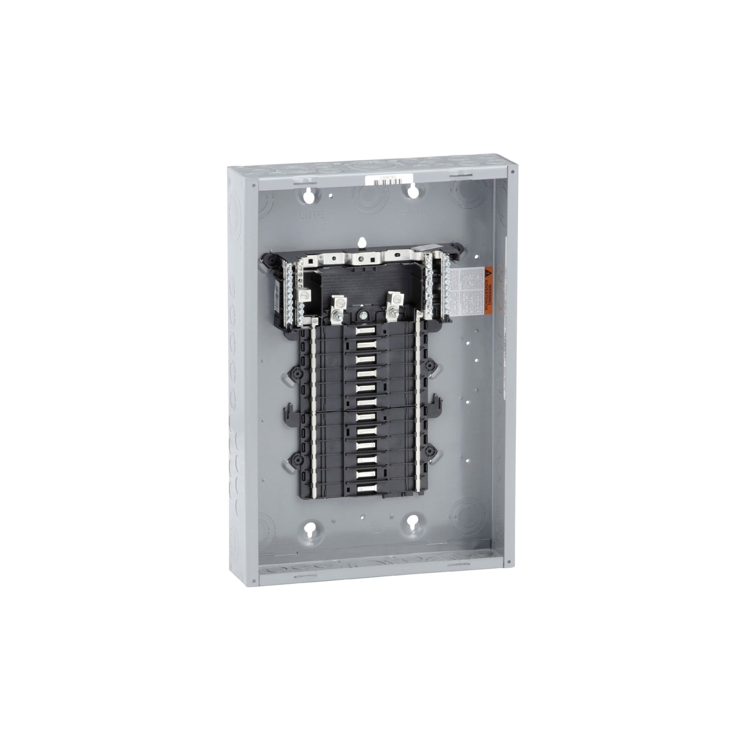 Centro de Carga QO Square D 125A 1F 24P NEMA1 con Barra a Tierra y Neutro Schneider Electric QO124L125PG