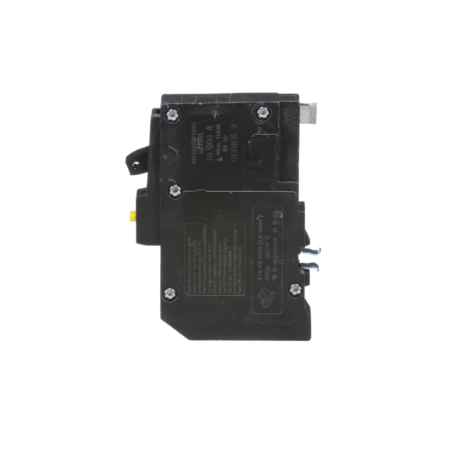 Interruptor Termoagnético 1 Polo 30 A con Protección Falla a Tierra Square D Enchufable Schneider Electric QO130GFI