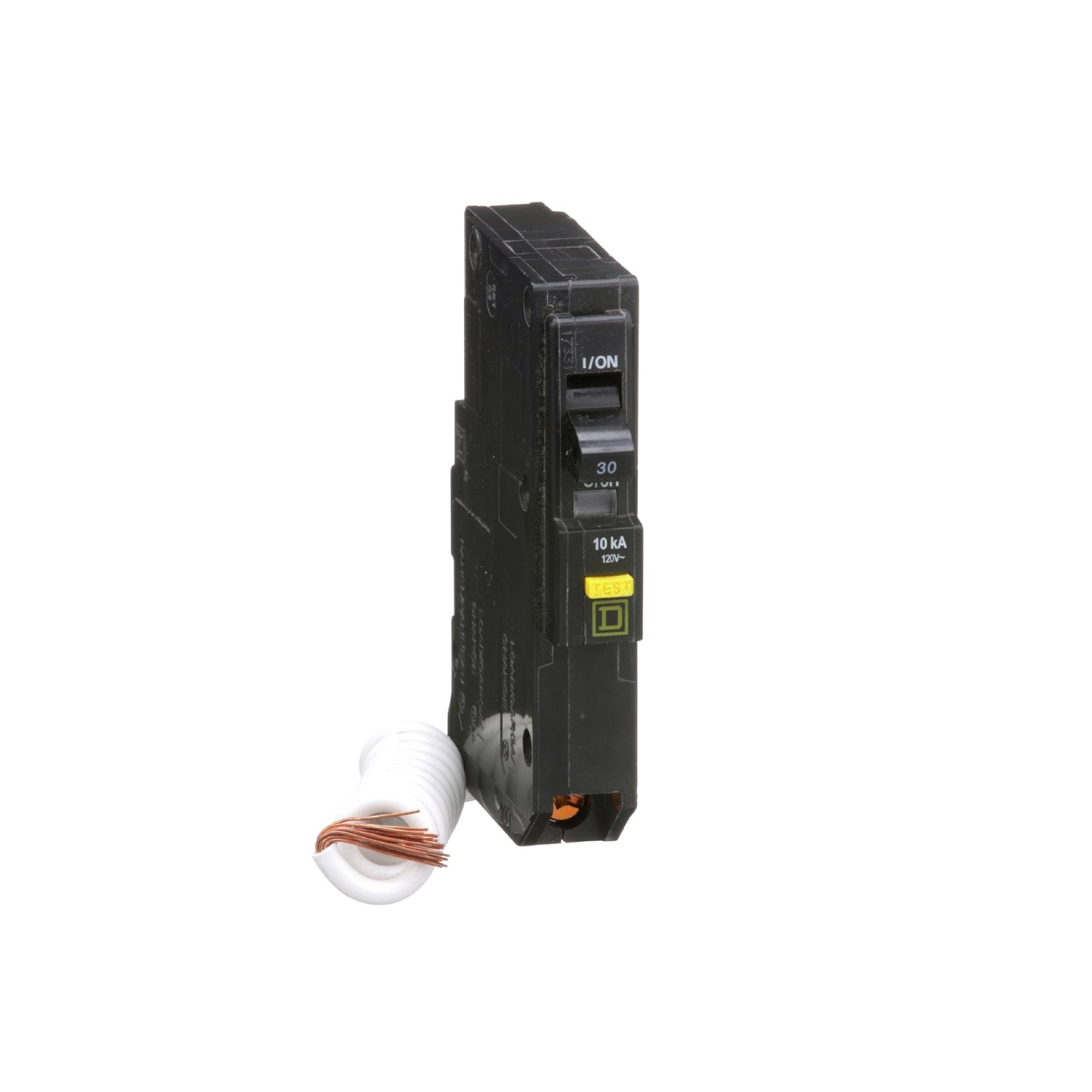 Interruptor Termoagnético 1 Polo 30 A con Protección Falla a Tierra Square D Enchufable Schneider Electric QO130GFI