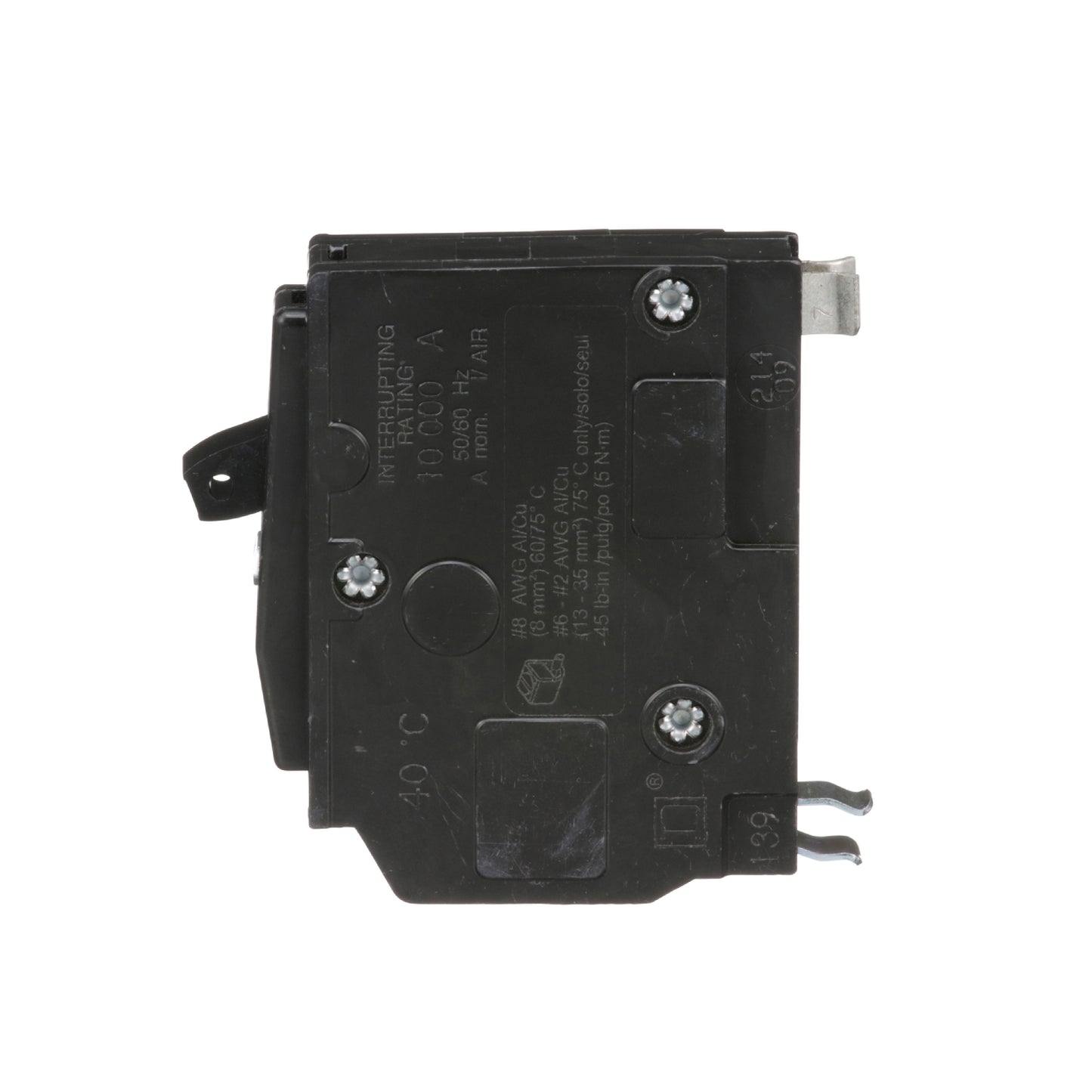 Interruptor Termomagnético 1 Polo 60 A Square D Enchufable Schneider Electric QO160