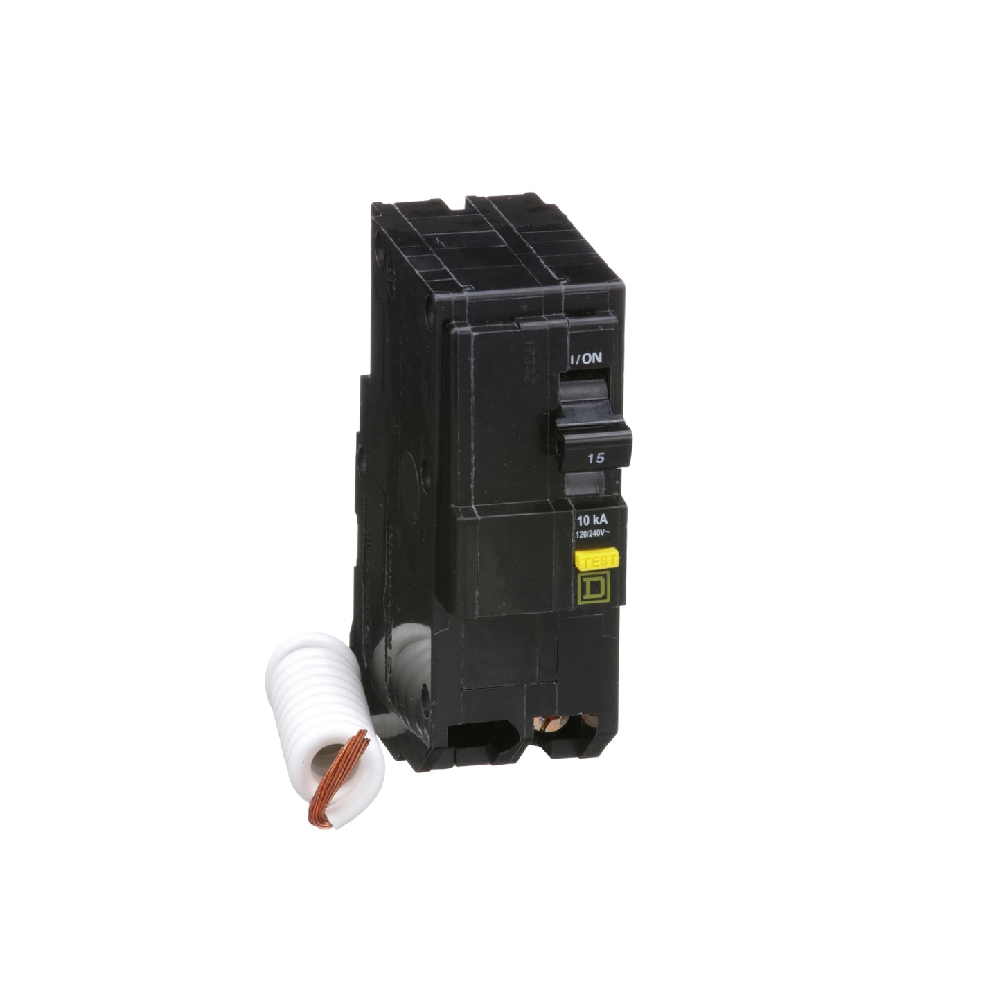 Interruptor Termomagnético QO 2 Polos 15 A, 6ma Gfi, 10 kA, Pgtail, Enchufable Schneider Electric QO215GFI
