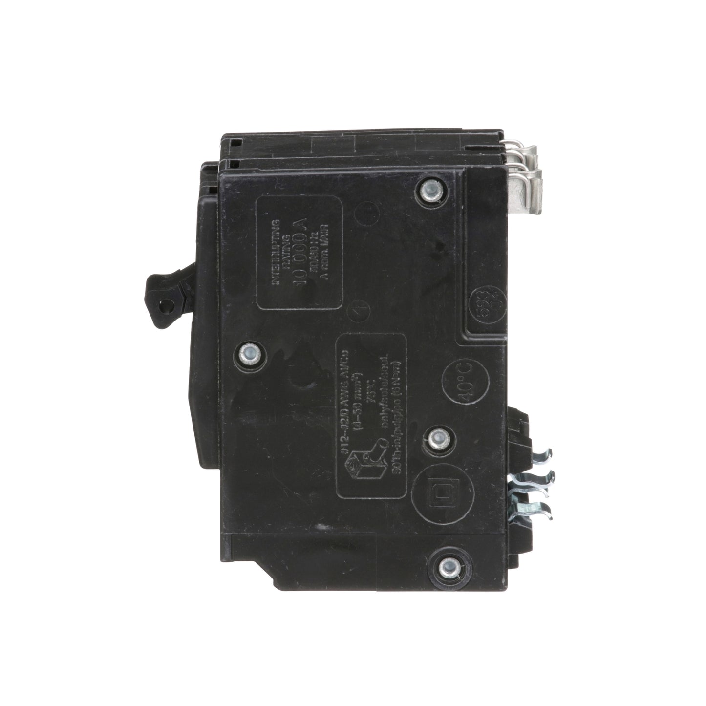 Interruptor Termomagnético 2 Polos 80 A Square D Enchufable Schneider Electric QO280