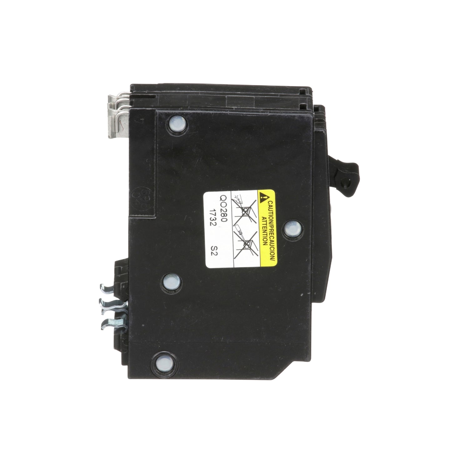Interruptor Termomagnético 2 Polos 80 A Square D Enchufable Schneider Electric QO280