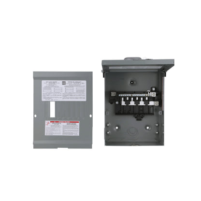 Centro de Carga QO de Zapatas Square D 100A 1F 6P NEMA 3R Schneider Electric QO612L100RB