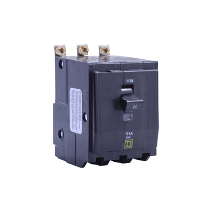Interruptor Termomagnético 3 Polos 20 A Square D Atornillable Schneider Electric QOB320