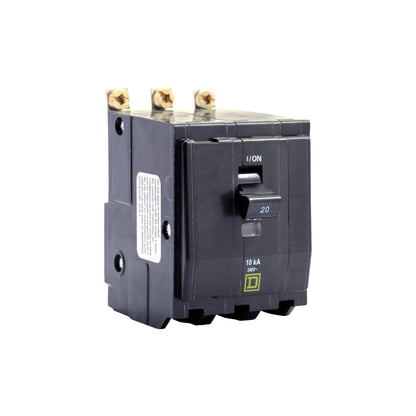 Interruptor Termomagnético 3 Polos 20 A Square D Atornillable Schneider Electric QOB320