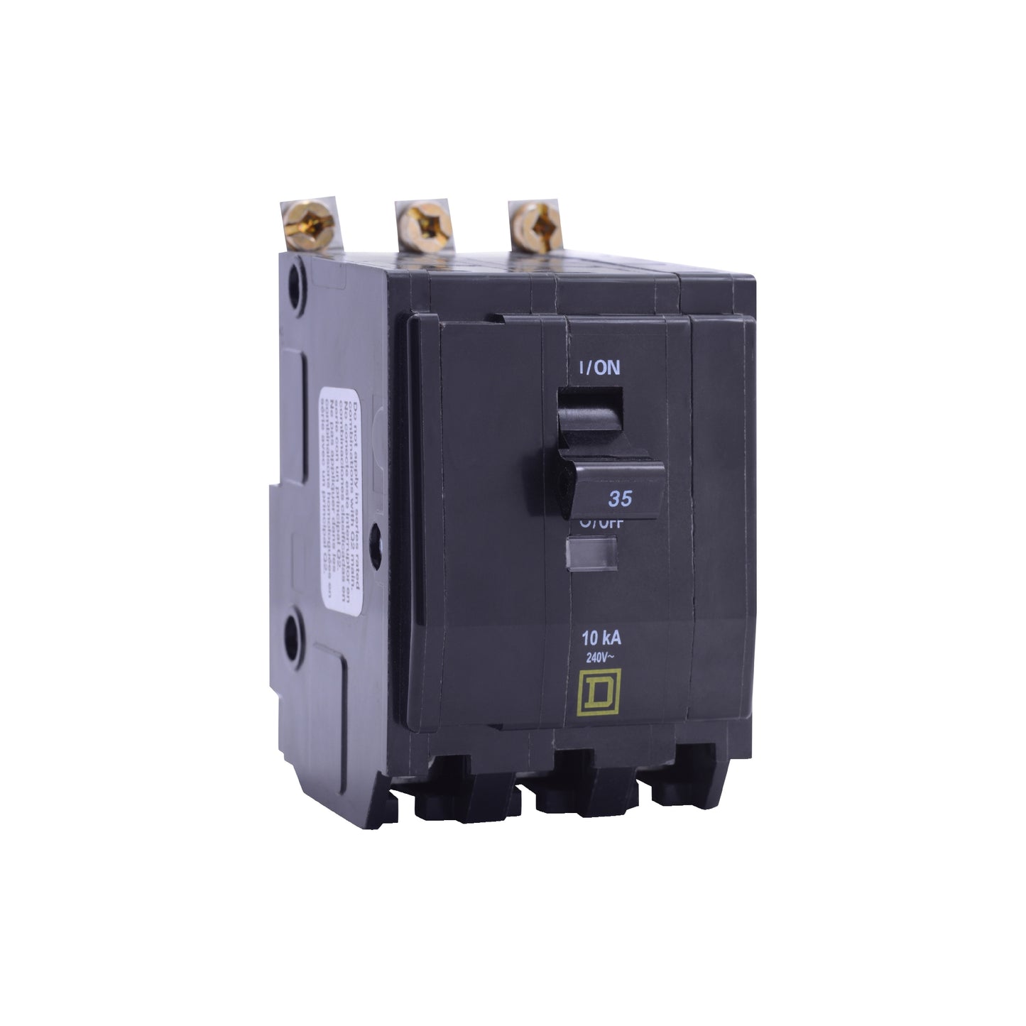 Interruptor Termomagnético 3 Polos 40 A Square D Atornillable Schneider Electric QOB340