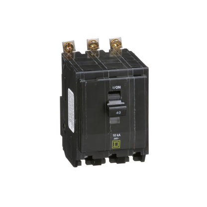 Interruptor Termomagnético 3 Polos 40 A Square D Atornillable Schneider Electric QOB340