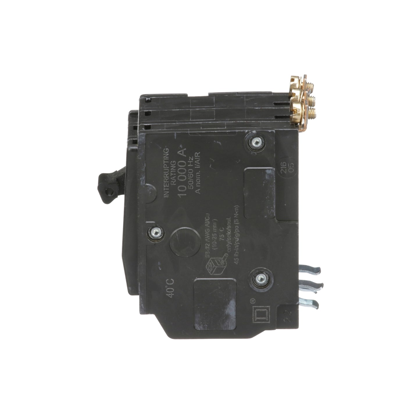 Interruptor Termomagnético 3 Polos 50 A Square D Atornillable Schneider Electric QOB350