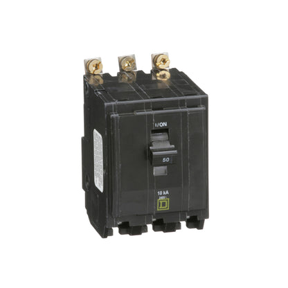 Interruptor Termomagnético 3 Polos 50 A Square D Atornillable Schneider Electric QOB350
