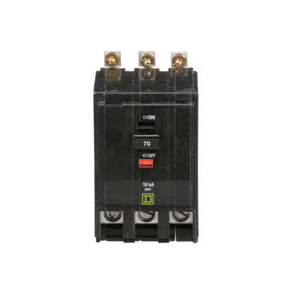 Interruptor Termomagnético 3 Polos 70 A Square D Atornillable Schneider Electric QOB370