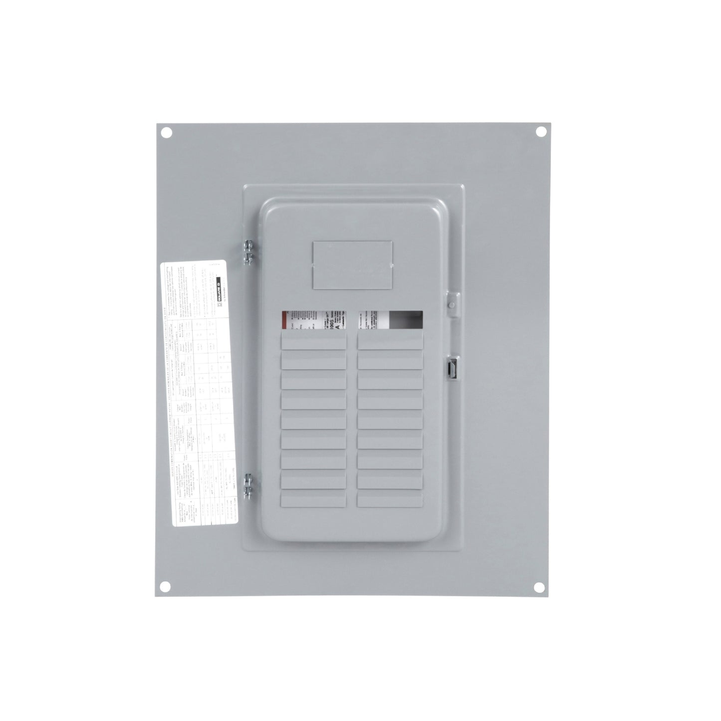Frente para Centro de Carga QO de 20P Square D de Sobreponer Schneider Electric QOC20U100S