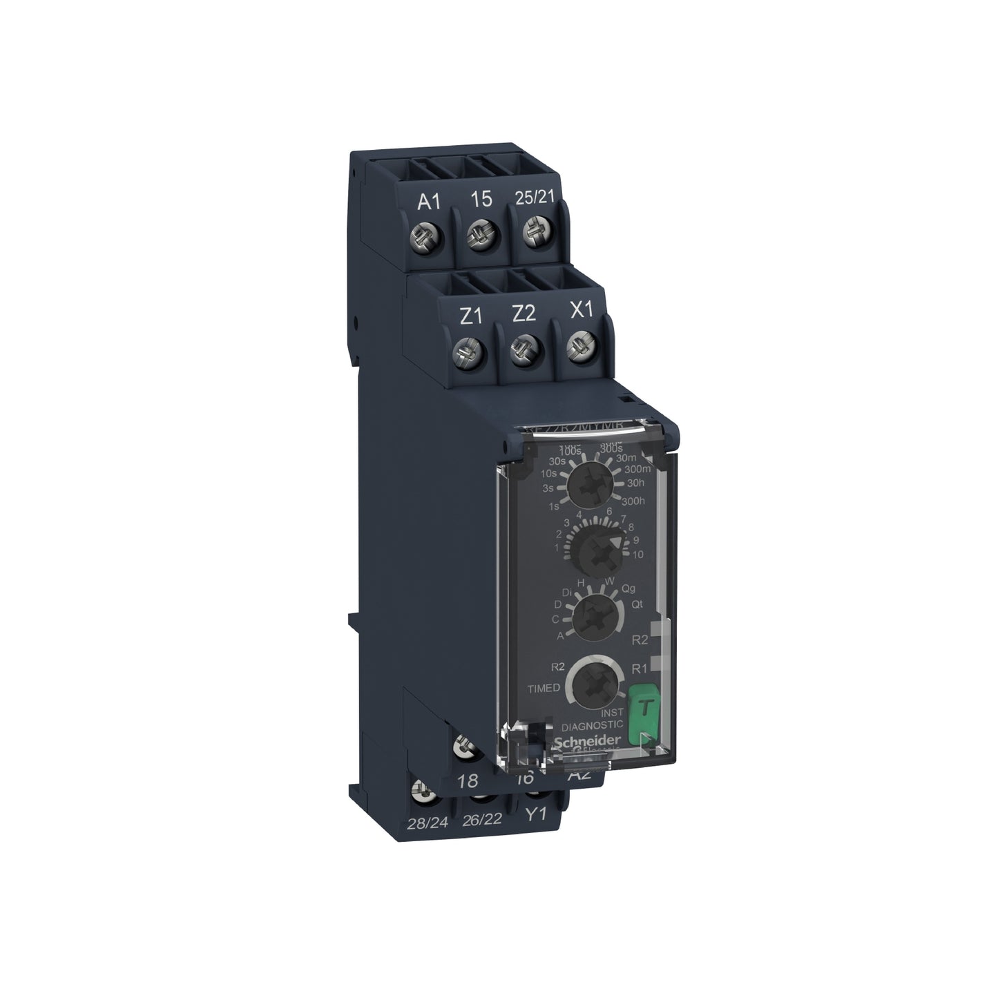 Multi-Function Timing Relay-0.05s…300h-24…240v AC/DC-2c/o ((*)) Schneider Electric RE22R2MYMR