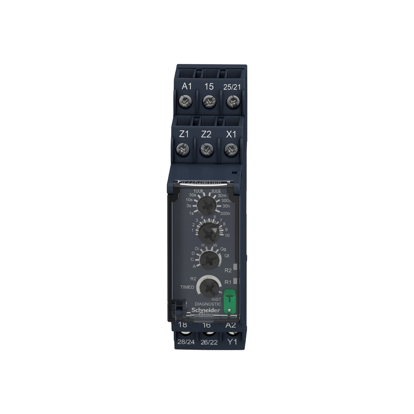 Multi-Function Timing Relay-0.05s…300h-24…240v AC/DC-2c/o ((*)) Schneider Electric RE22R2MYMR